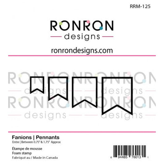 RonRon Designs - Foam Stamp - Pennants