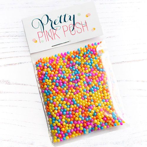 Pretty Pink Posh - Shaker Beads - Beach Party
