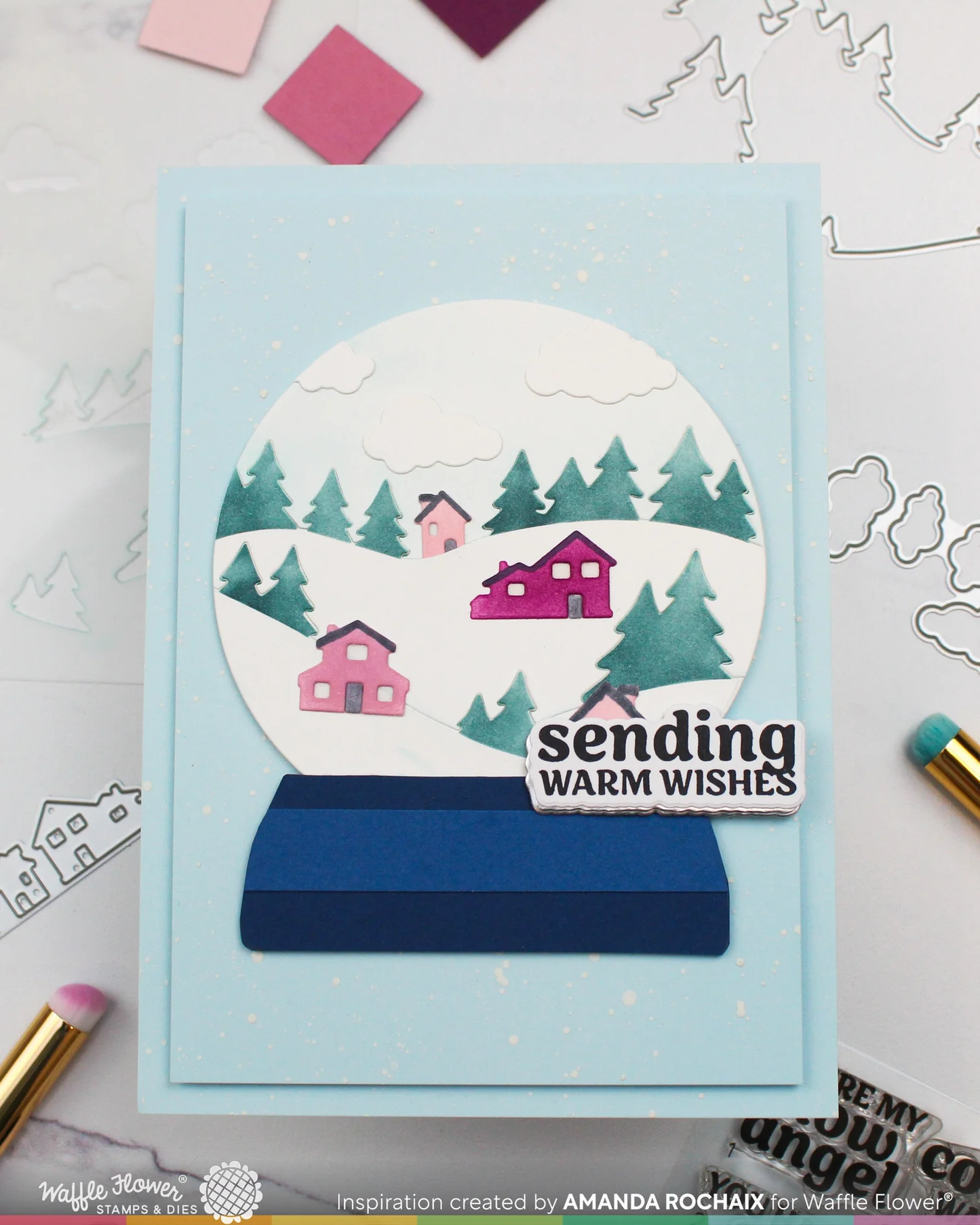 Waffle Flower - Snowy Hills Die