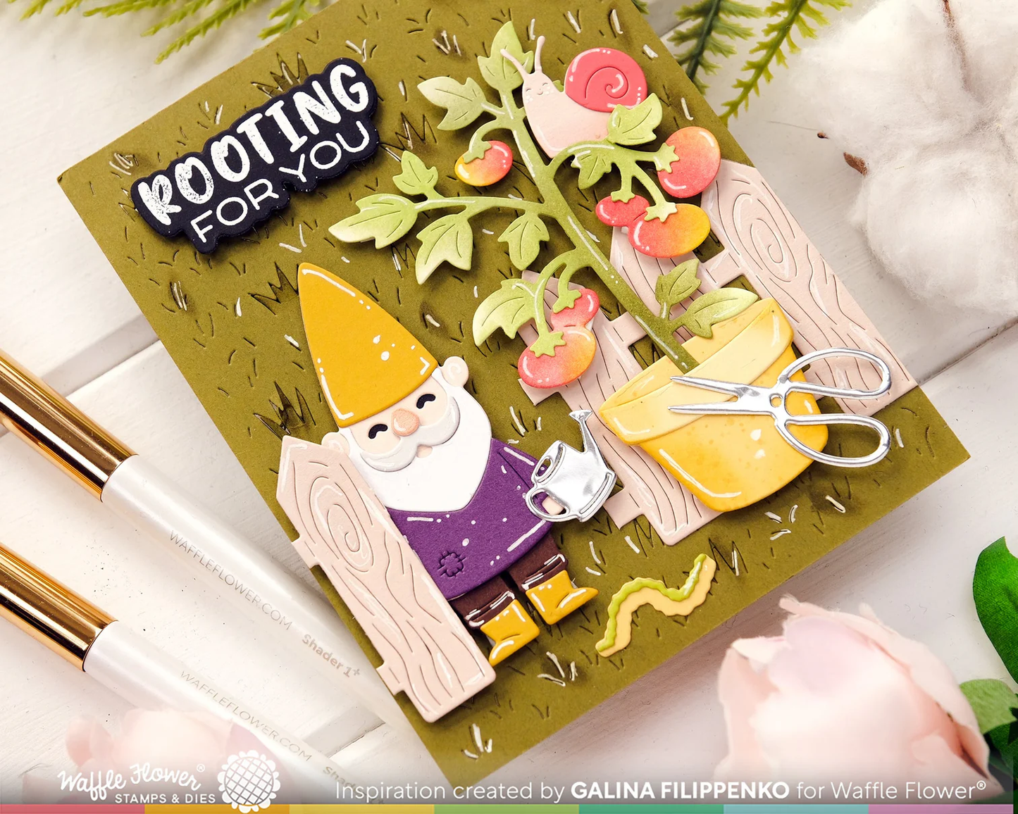 Waffle Flower - Happy Gnomes Die