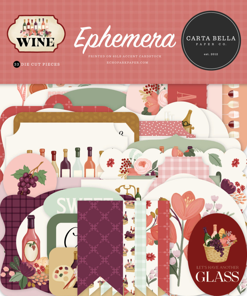 Carta Bella - Wine - Ephemera Pack