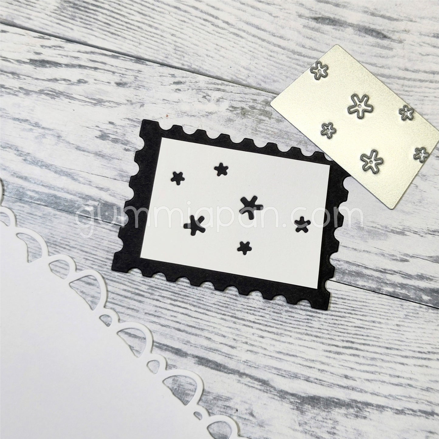 Gummiapan - Snowflake Texture Die