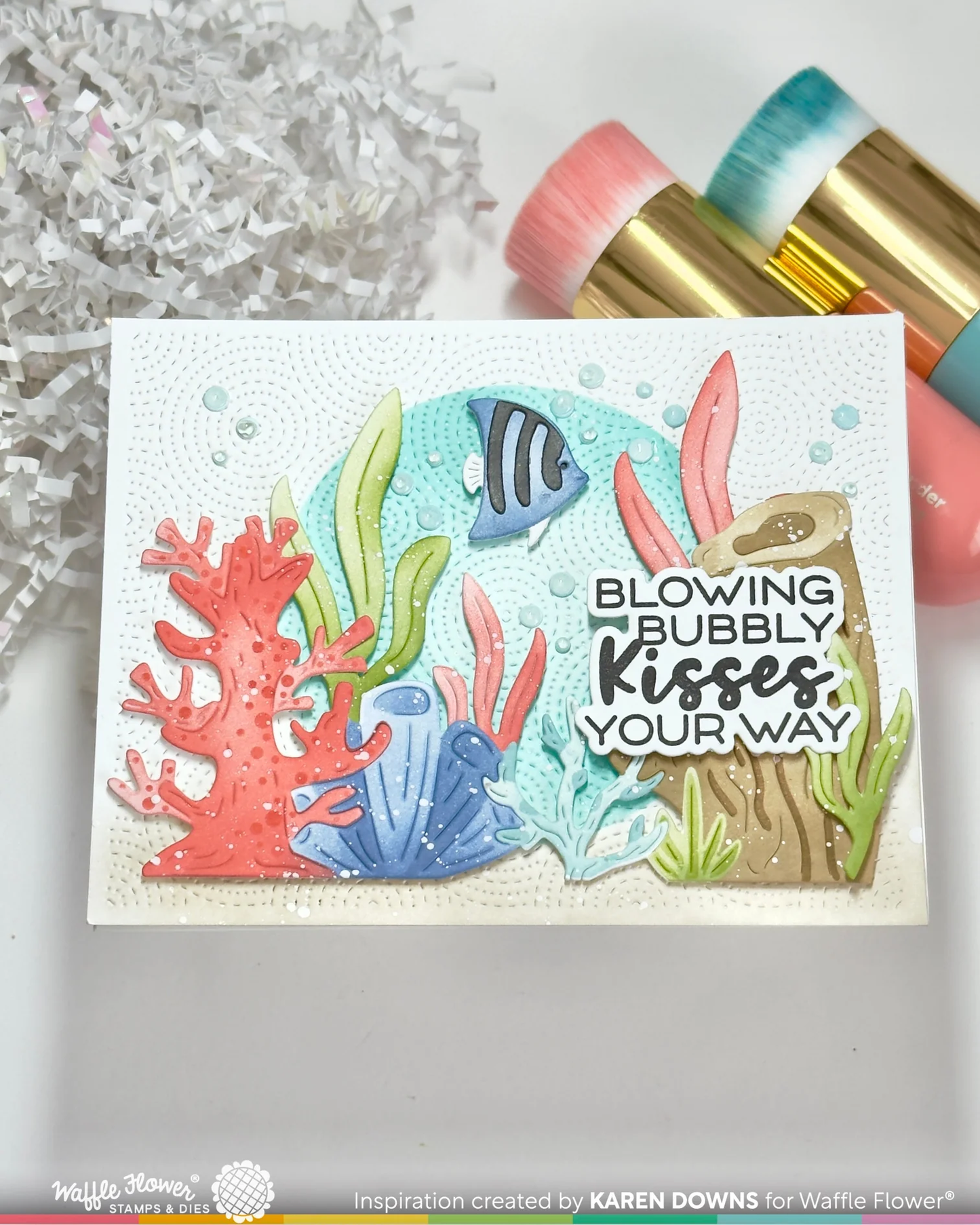Waffle Flower - Coral Reef Die Set