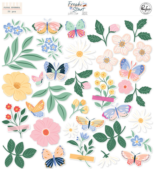 Pinkfresh - Fresh Start - Floral Ephemera