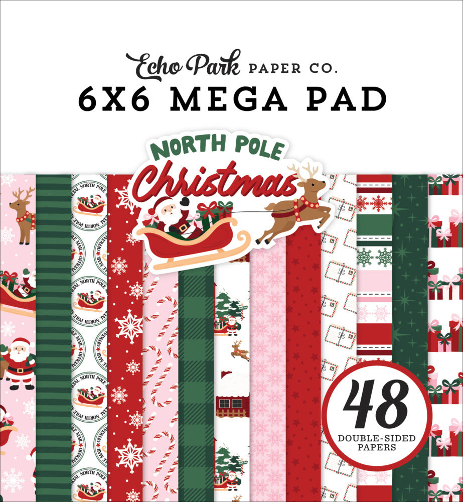 Echo Park - North Pole Christmas - Mega 6x6 Paper Pad
