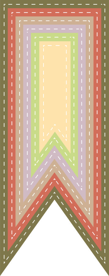 Prism Studio - Nesting Stitched Banners Die Set