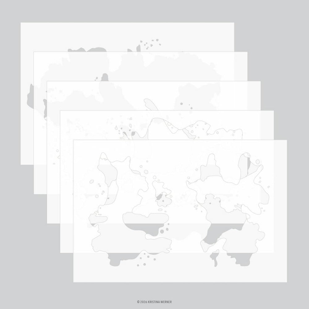 Concord & 9th - Splash Stencil Pack by Kristina Werner