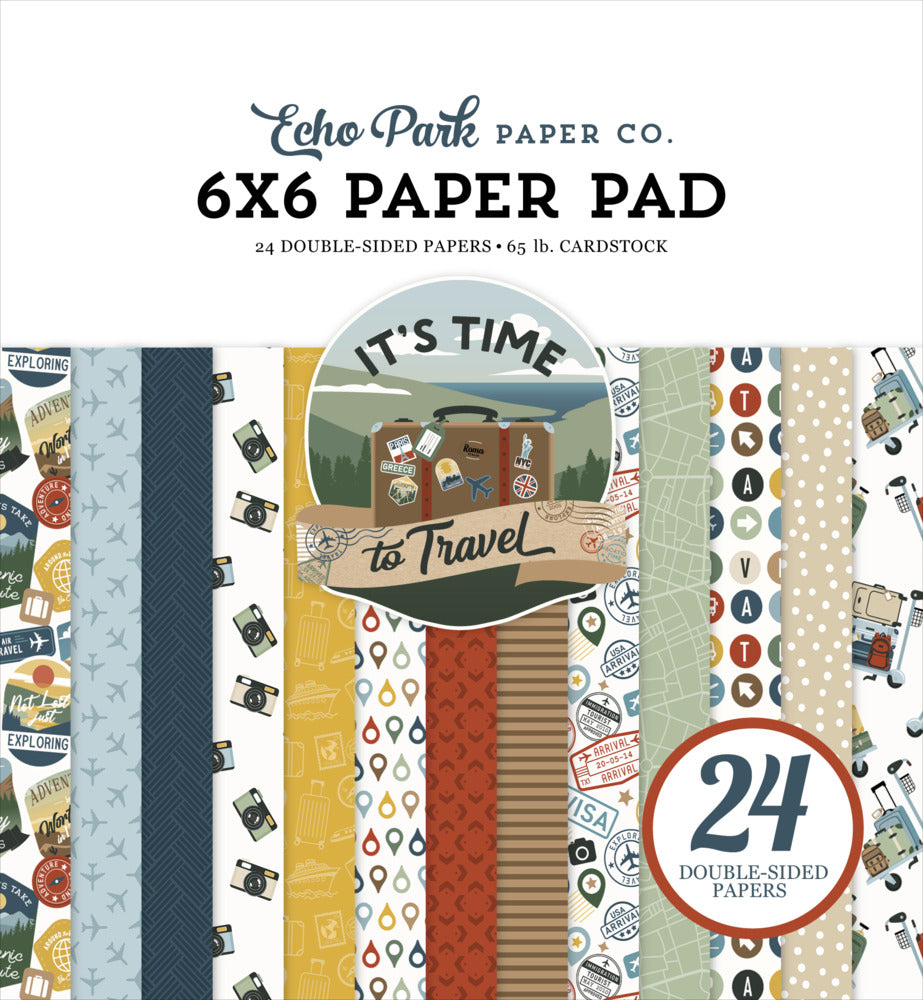 Echo Park - It's Time to Travel - 6x6 Paper Pad