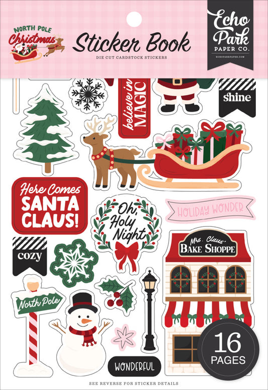 Echo Park - North Pole Christmas - Sticker Book