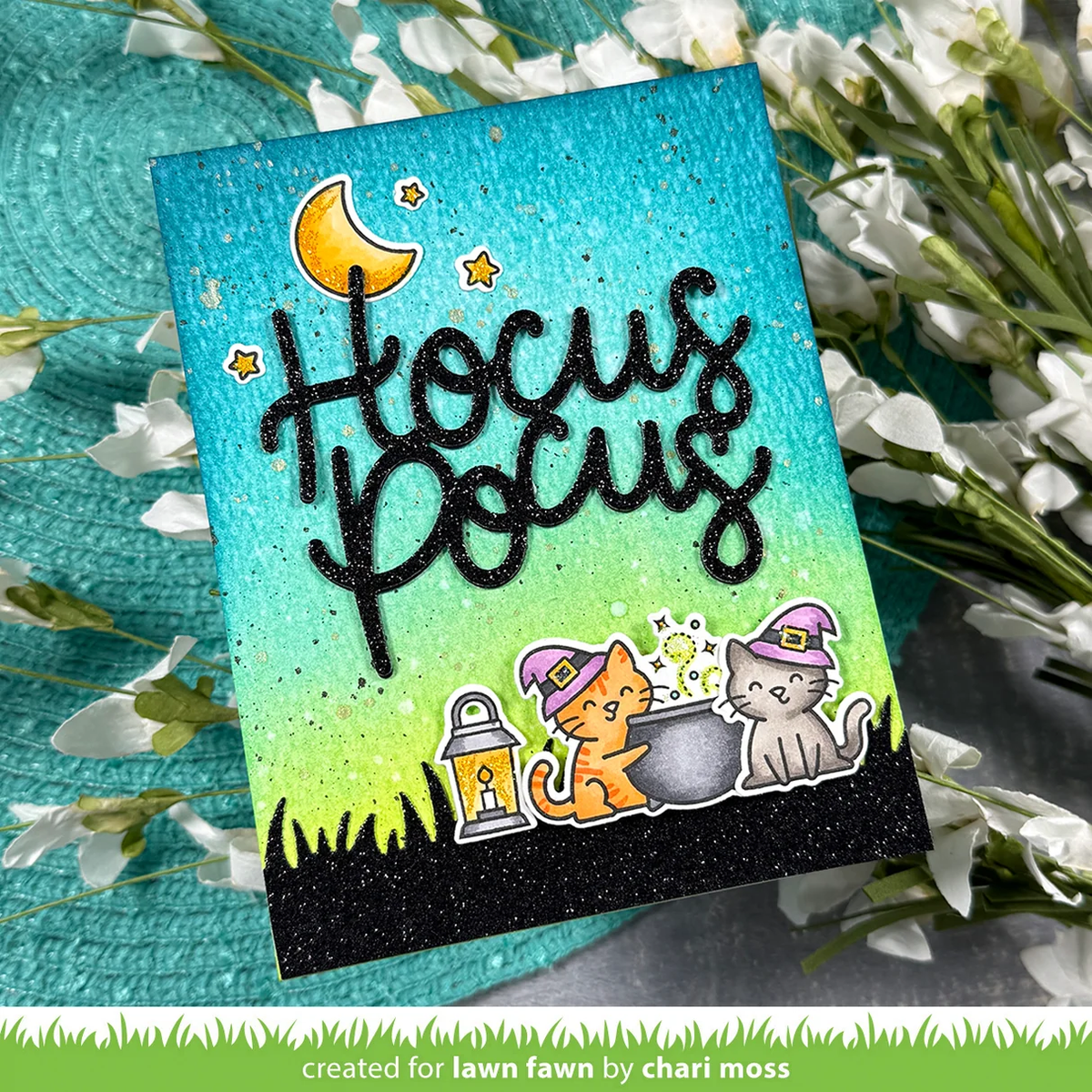 Lawn Fawn - Hocus Purr-cus! Stamp, Die & Stencil Bundle