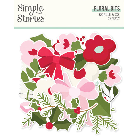 Simple Stories - Kringle & Co. - Floral Bits