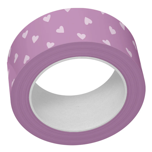 Lawn Fawn - Purple Tiny Hearts Washi Tape