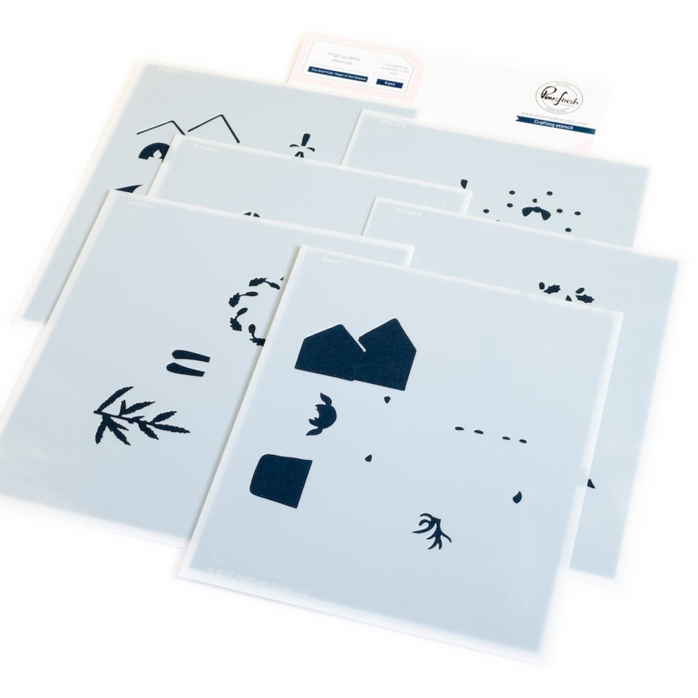 Pinkfresh - The Shelf Edit: Magic of the Season Stamp, Die & Stencil Bundle
