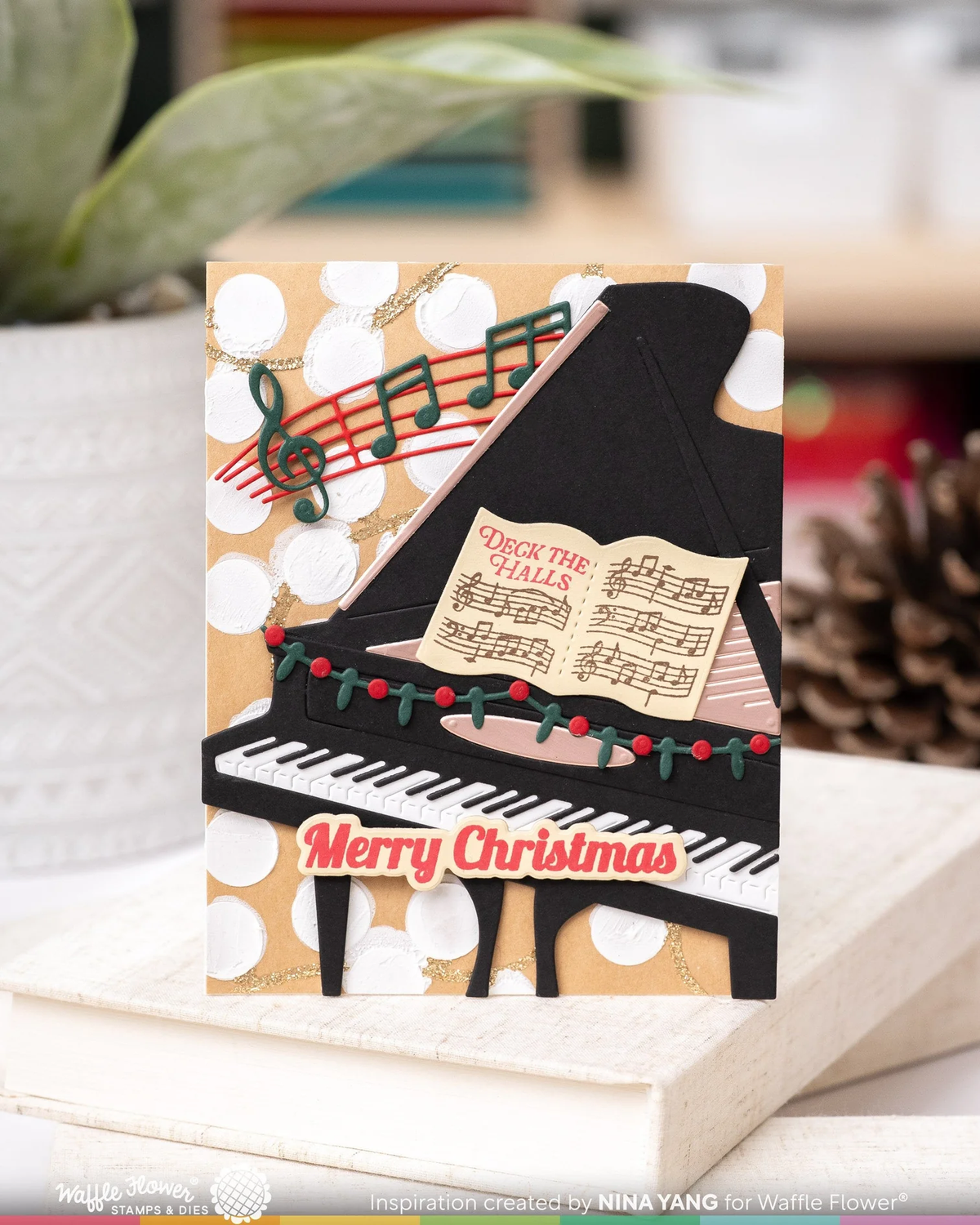 Waffle Flower - Joyful Notes Die Set