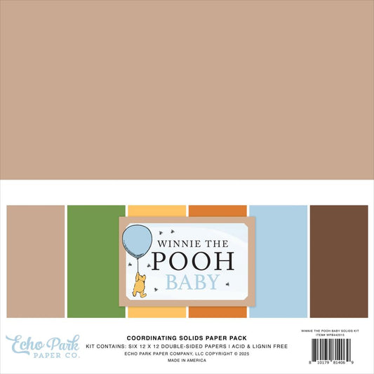 Echo Park - Winnie the Pooh Baby - Solids Collection Kit