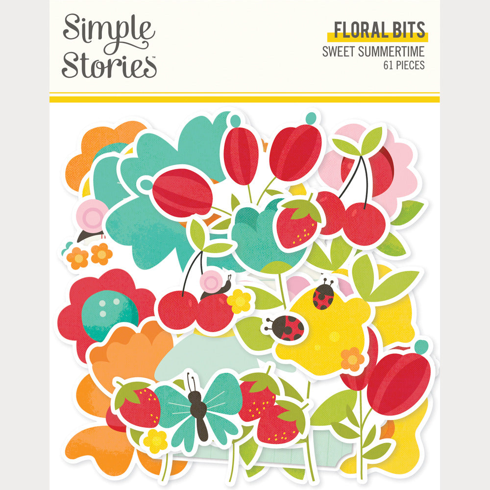 Simple Stories - Sweet Summertime - Floral Bits
