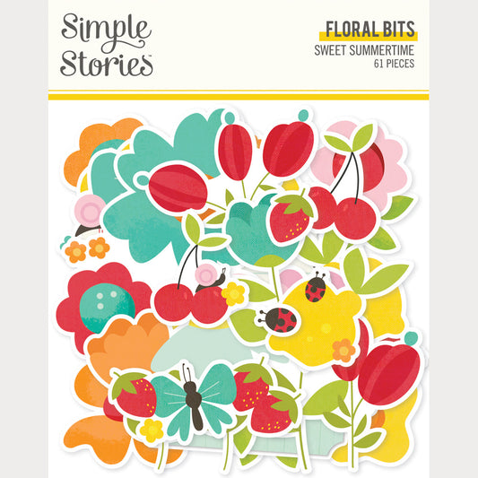 Simple Stories - Sweet Summertime - Floral Bits