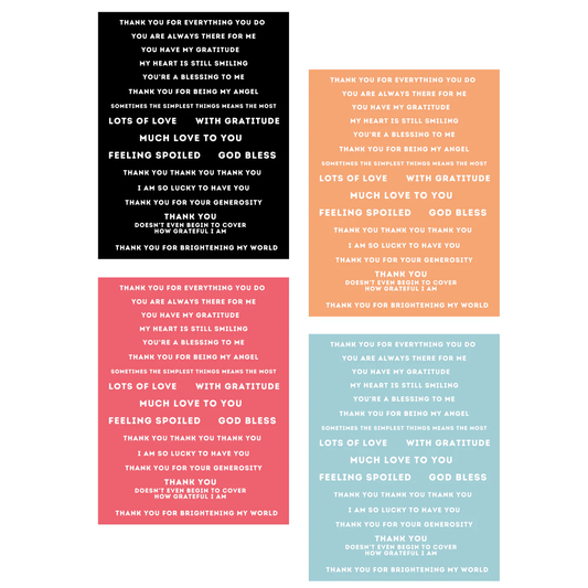 Sunbird Spark - Spring Essence - Sentiment Strips