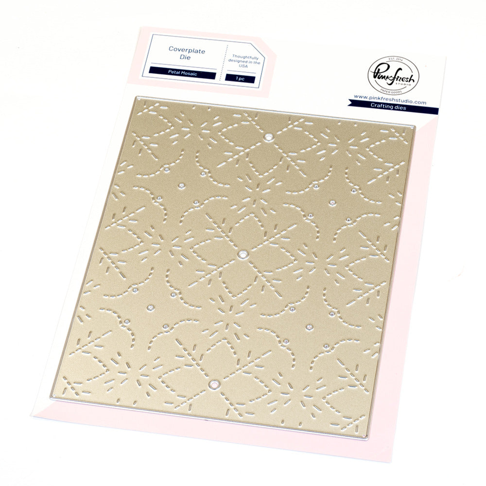 Pinkfresh - Petal Mosaic Coverplate & Stencil Bundle