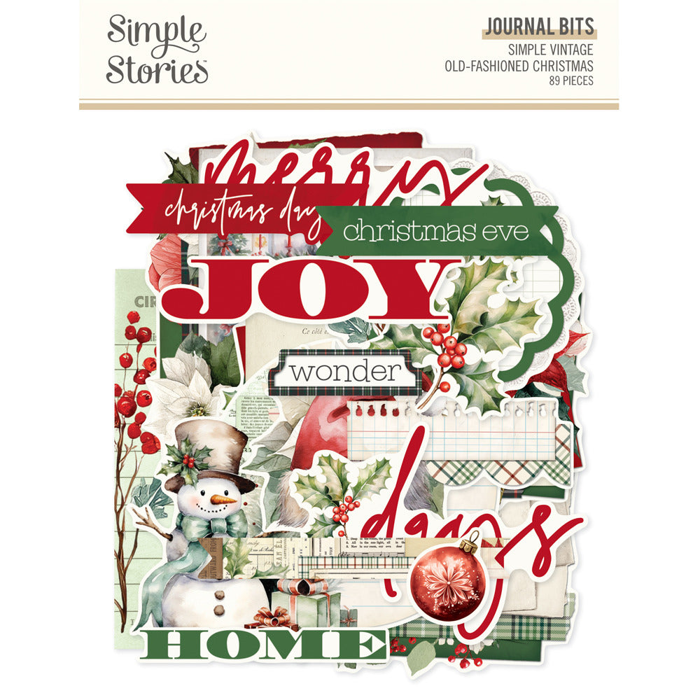 Simple Stories - Simple Vintage Old-Fashioned Christmas - Journal Bits