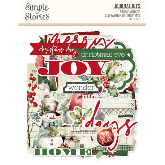 Simple Stories - Simple Vintage Old-Fashioned Christmas - Journal Bits