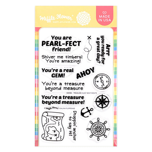 Waffle Flower - Treasure Hunt Stamp Set