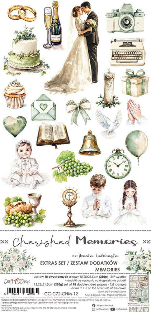Craft O'Clock - Cherished Memories - Themed Extras Set