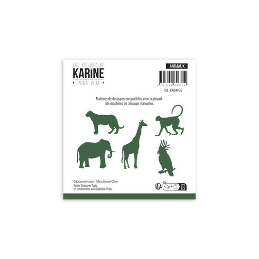 Les Ateliers de Karine - Pura Vida - Animaux Die Set
