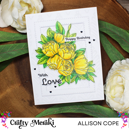 Crafty Meraki - All My Love Layering Stencil Set