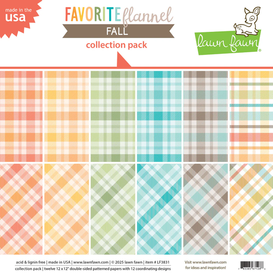 Lawn Fawn - Favorite Flannel Fall Collection Pack