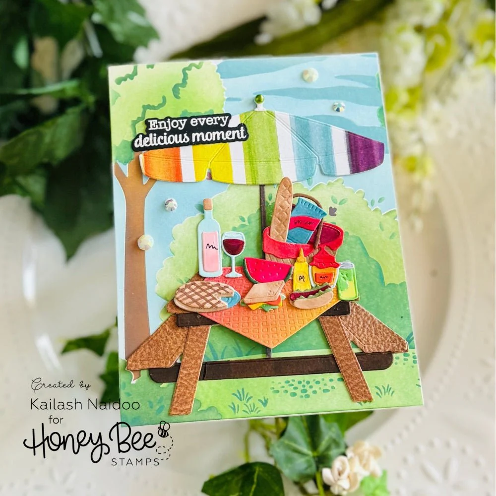 Honey Bee - Summer Scene Builder Stencil Set