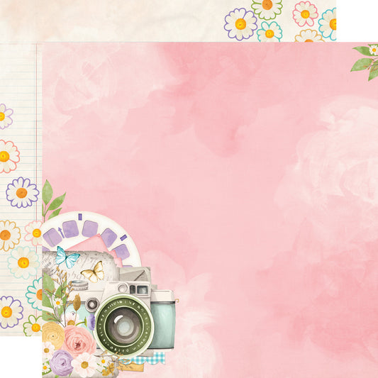 Simple Stories - Simple Vintage Flower Shoppe - Memories Cardstock