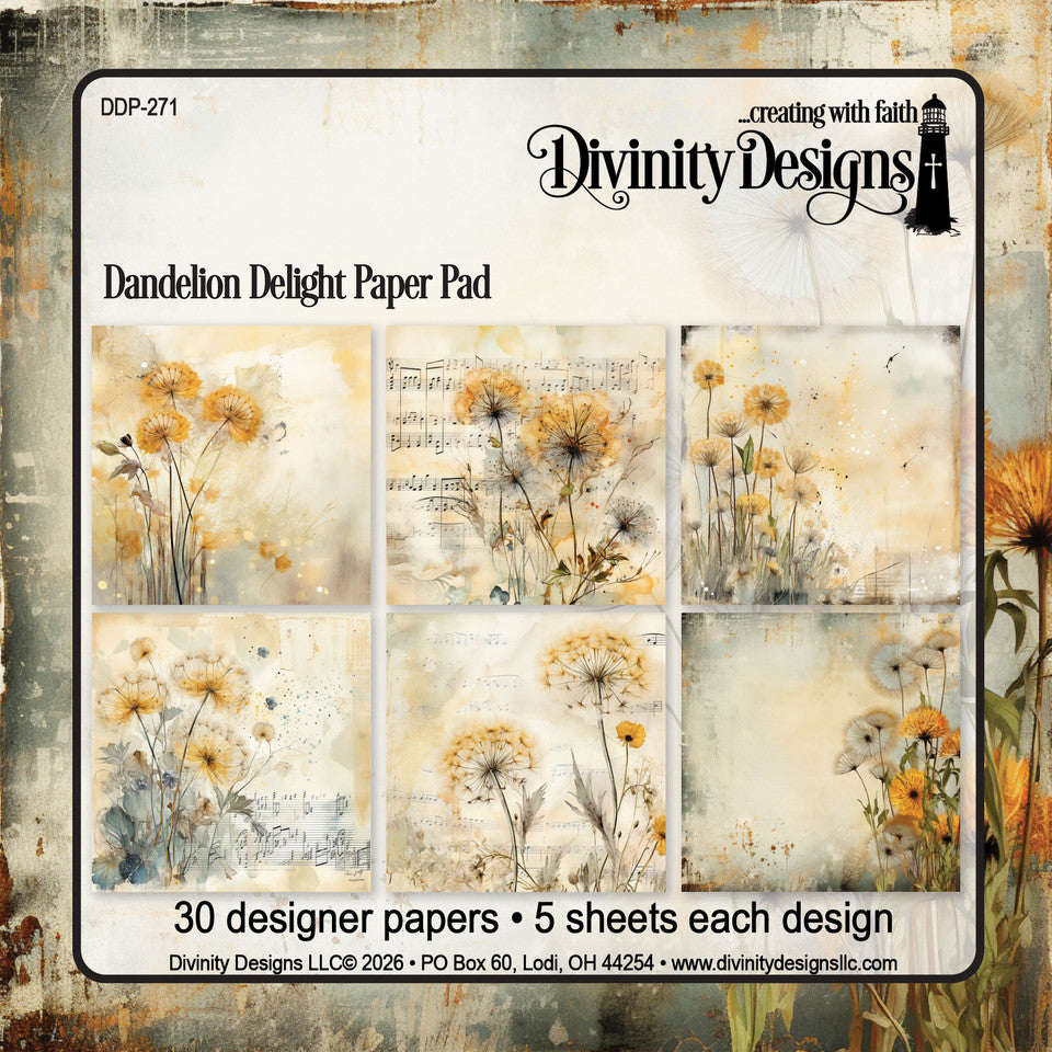 Divinity Designs - Dandelion Delight Paper Pad