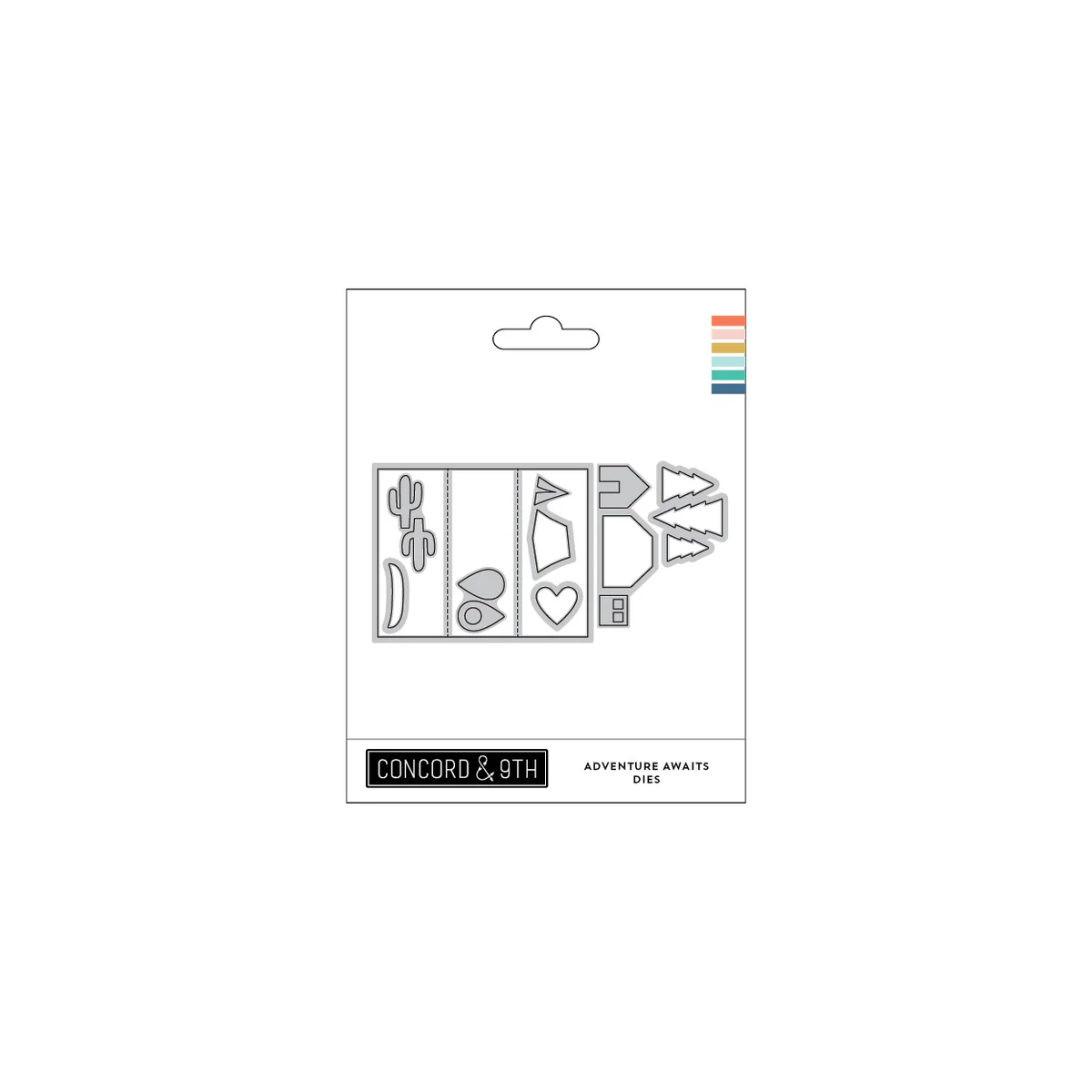 Concord & 9th - Adventure Awaits Stamp, Die & Stencil Bundle