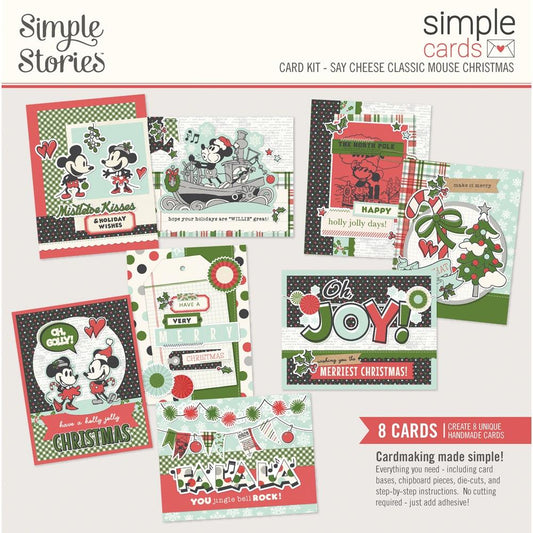 Simple Stories - Say Cheese Classic Mouse Christmas - Card Kit