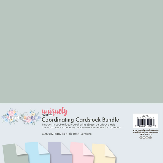 Uniquely Creative - Heart & Soul - Solid Coordinating Cardstock Bundle