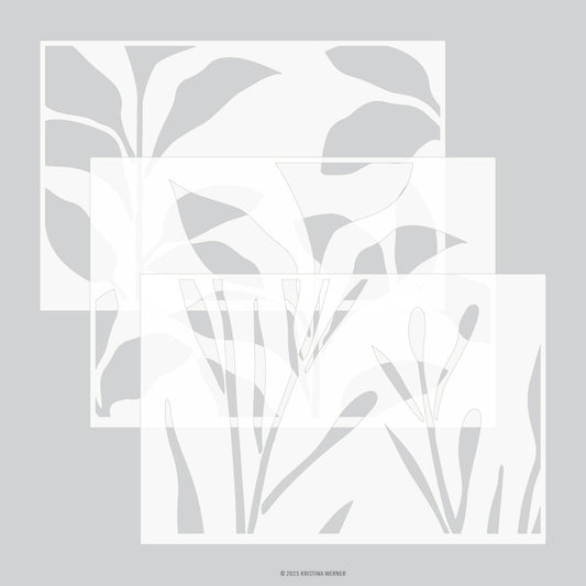 Concord & 9th - Botanic Stencil Set by Kristina Werner
