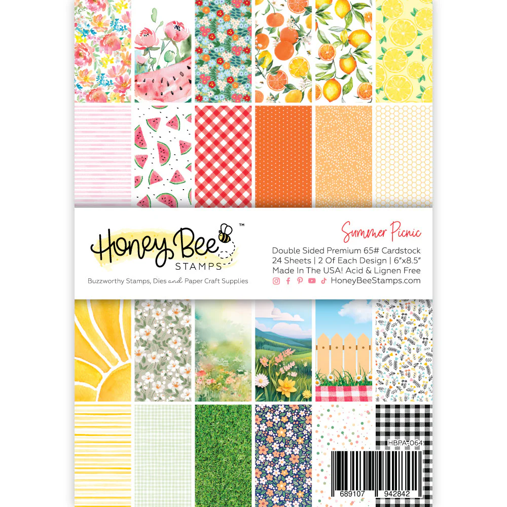 Honey Bee - Summer Picnic Paper Pad
