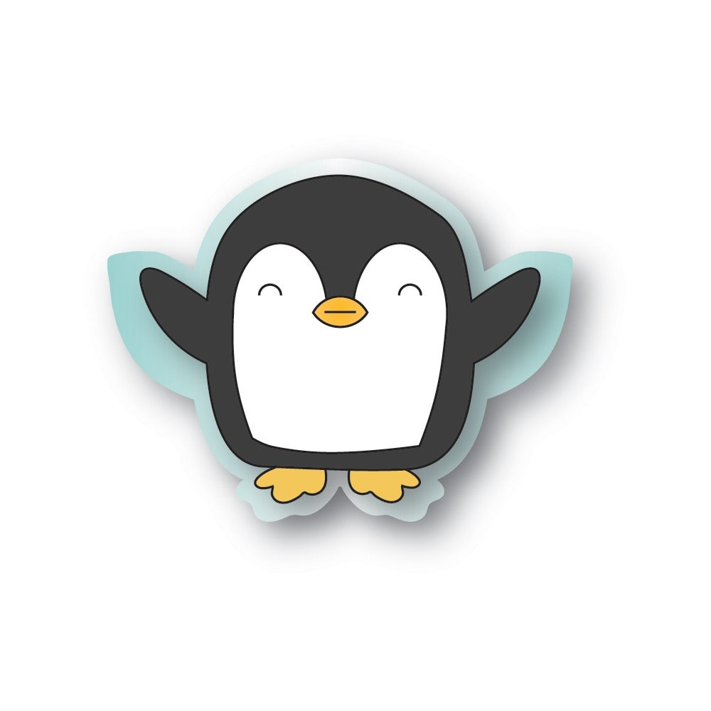 Poppy Stamps - Snow Angel Penguin Die Set