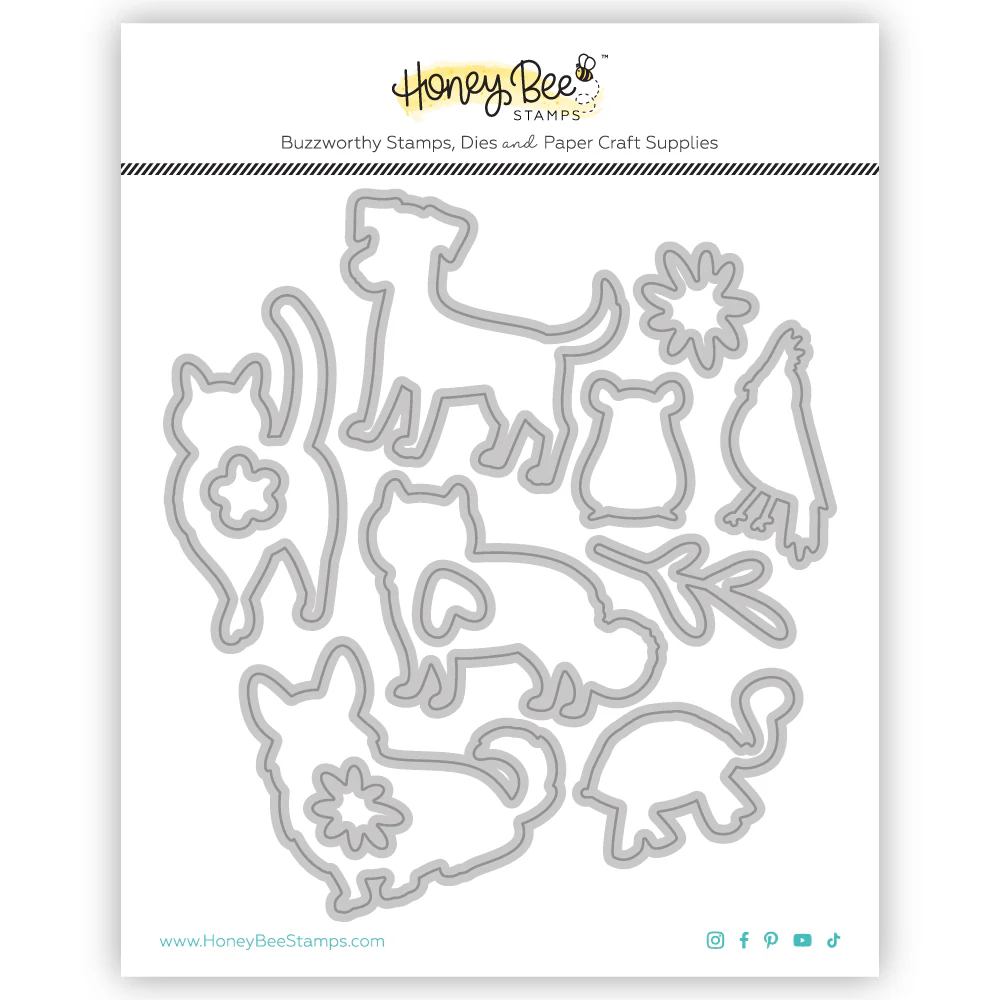 Honey Bee - Pet Friends Layering Stencil & Die Bundle