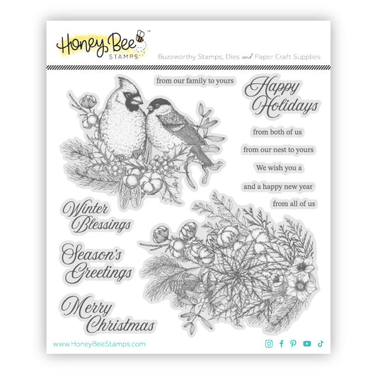 Honey Bee - Winter Song Stamp & Die Bundle