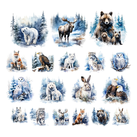 Simply Stated -Forever Frost - Animals Ephemera