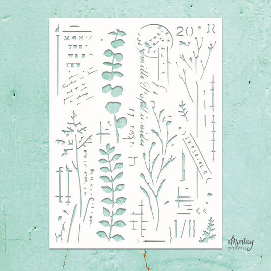 Mintay - Mintay Kreativa Stencil - Mixed 9