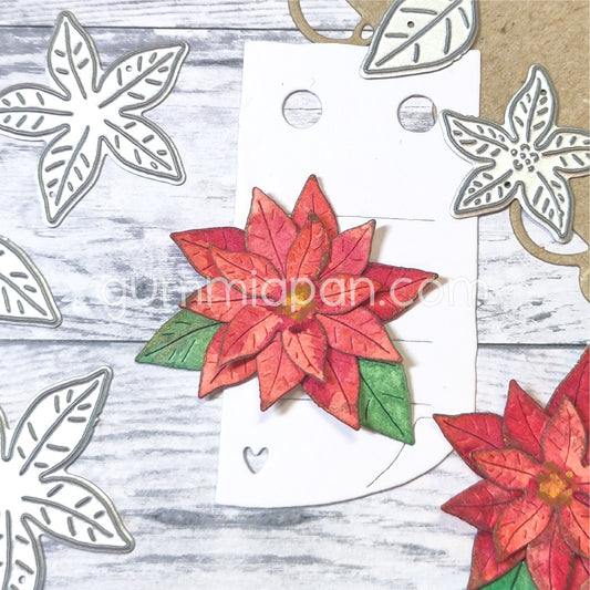 Gummiapan - Smaller Poinsettia Die Set