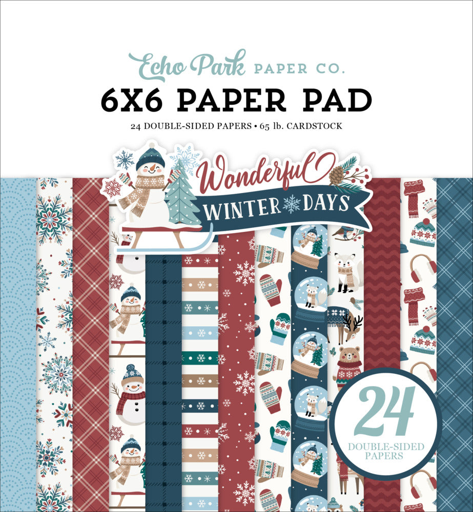 Echo Park - Wonderful Winter Days - 6x6 Paper Pad