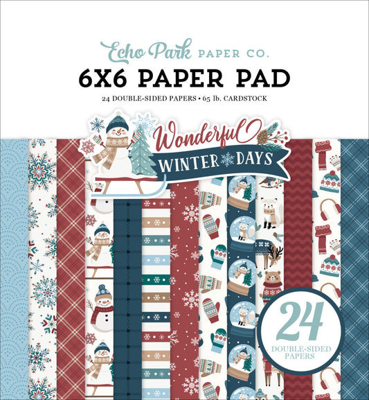 Echo Park - Wonderful Winter Days - 6x6 Paper Pad