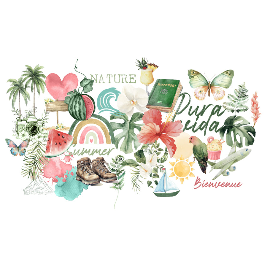 Les Ateliers de Karine - Pura Vida - Vellum Die Cuts