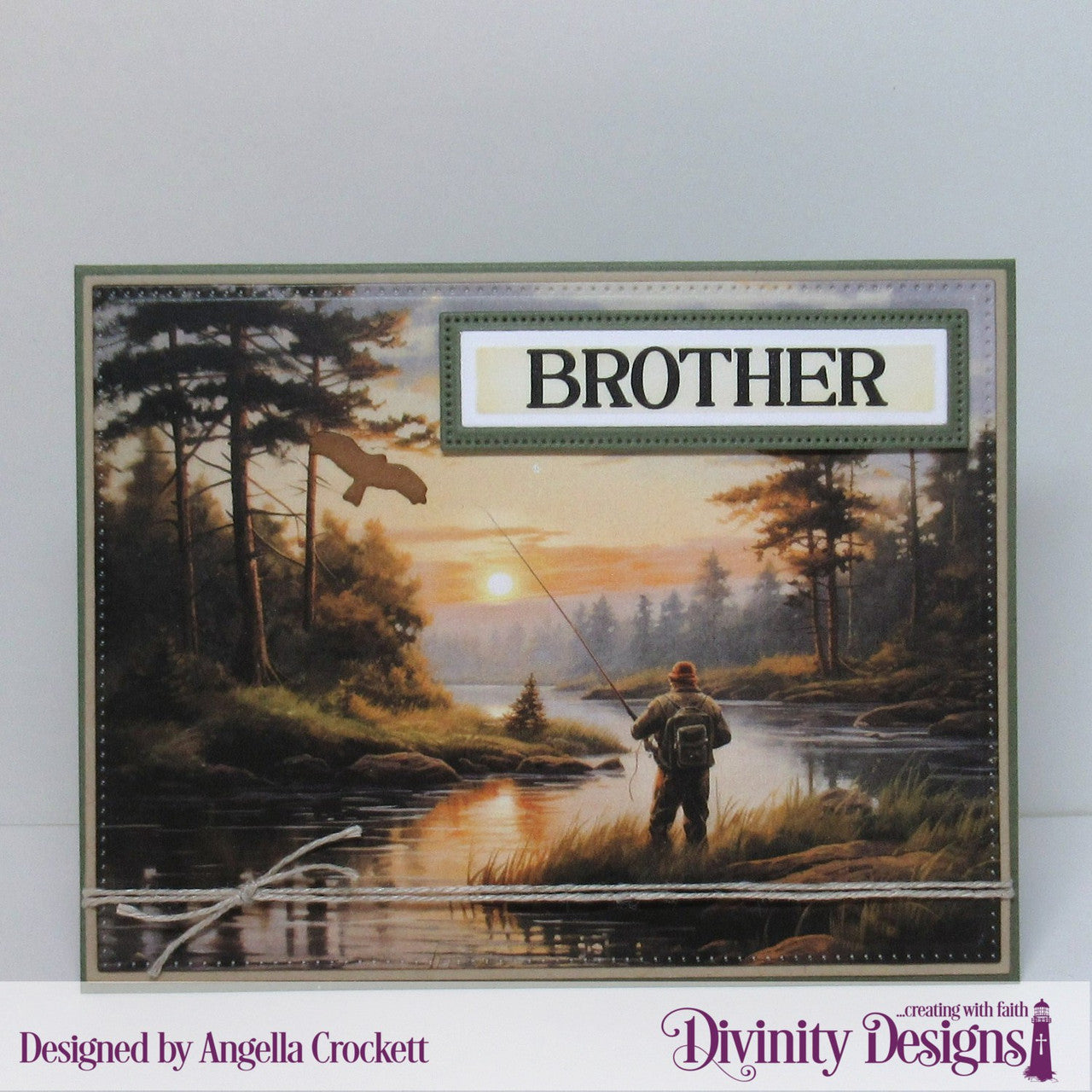 Divinity Designs - A2 Card Fronts - Gone Fishing