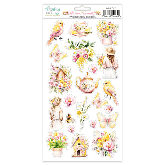 Mintay - Blossom Serenity - Elements Paper Stickers