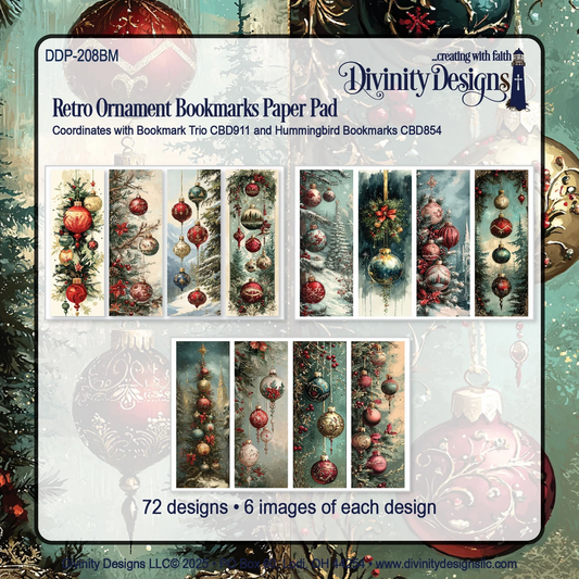 Divinity Designs - Bookmarks - Retro Ornaments
